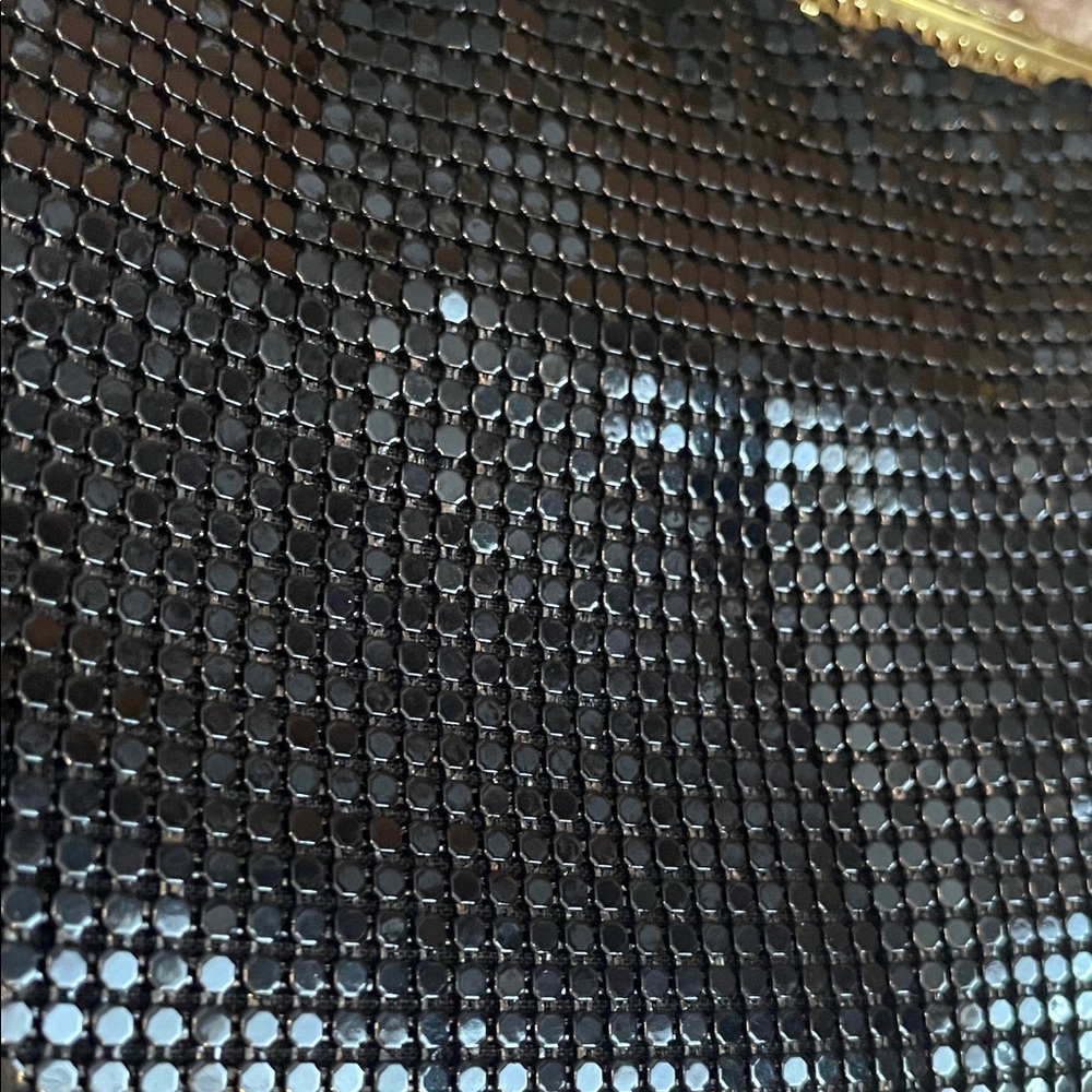Elegant Black Evening Clutch whiting and Davis with matching coin purse - Picture 7 of 7